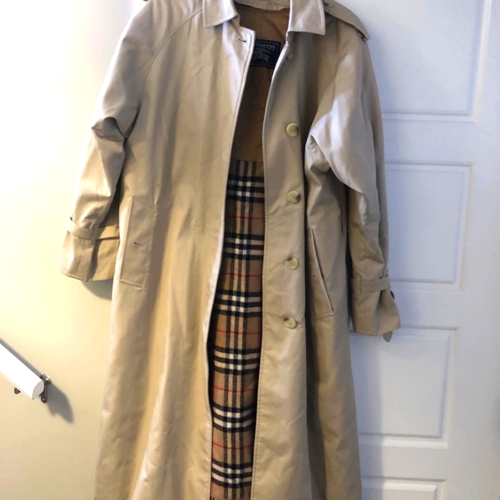 Burberry Vintage Oversized Long Coat sz L